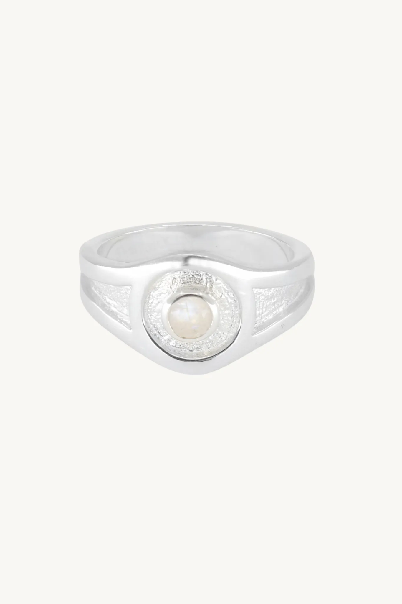 Athens Moonstone Silver Signet