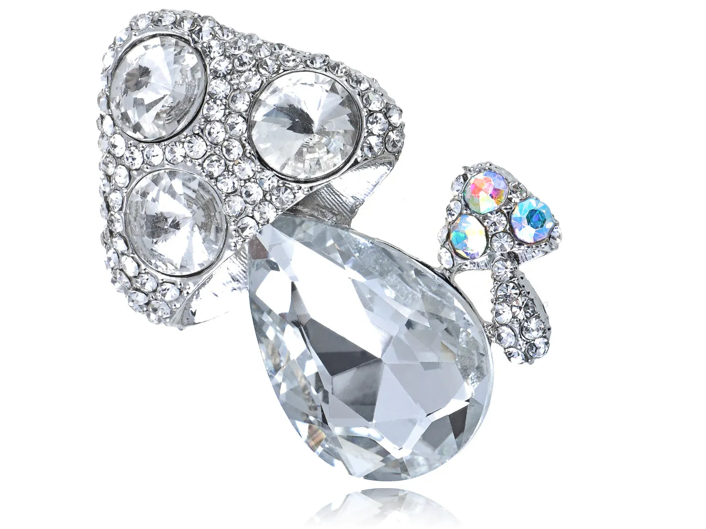 Bejeweled Mushroom Gem Ae In Wonderland Pin Brooch