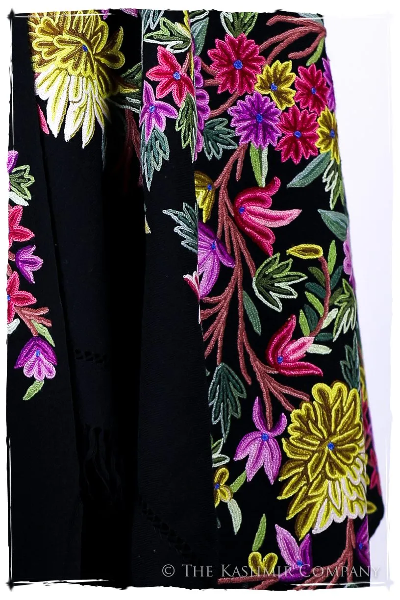Belles Fleurs de Montréal Français Antiquaires Shawl