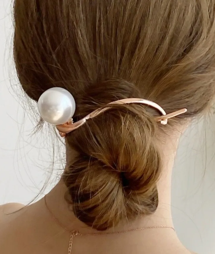 big pearl ball beak clip for women
