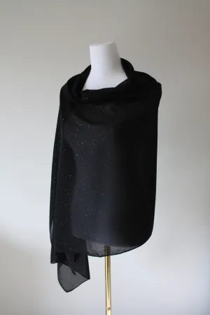 Black Sparkle Shawl