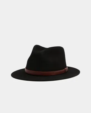 Brixton Messer Fedora Black/Brown