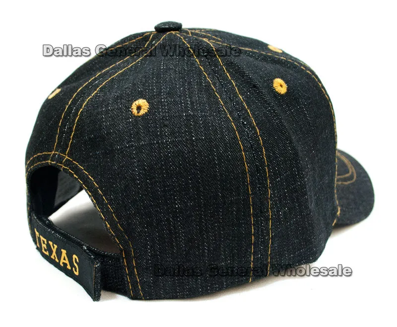 Casual Baseball Caps Wholesale "Texas" Design