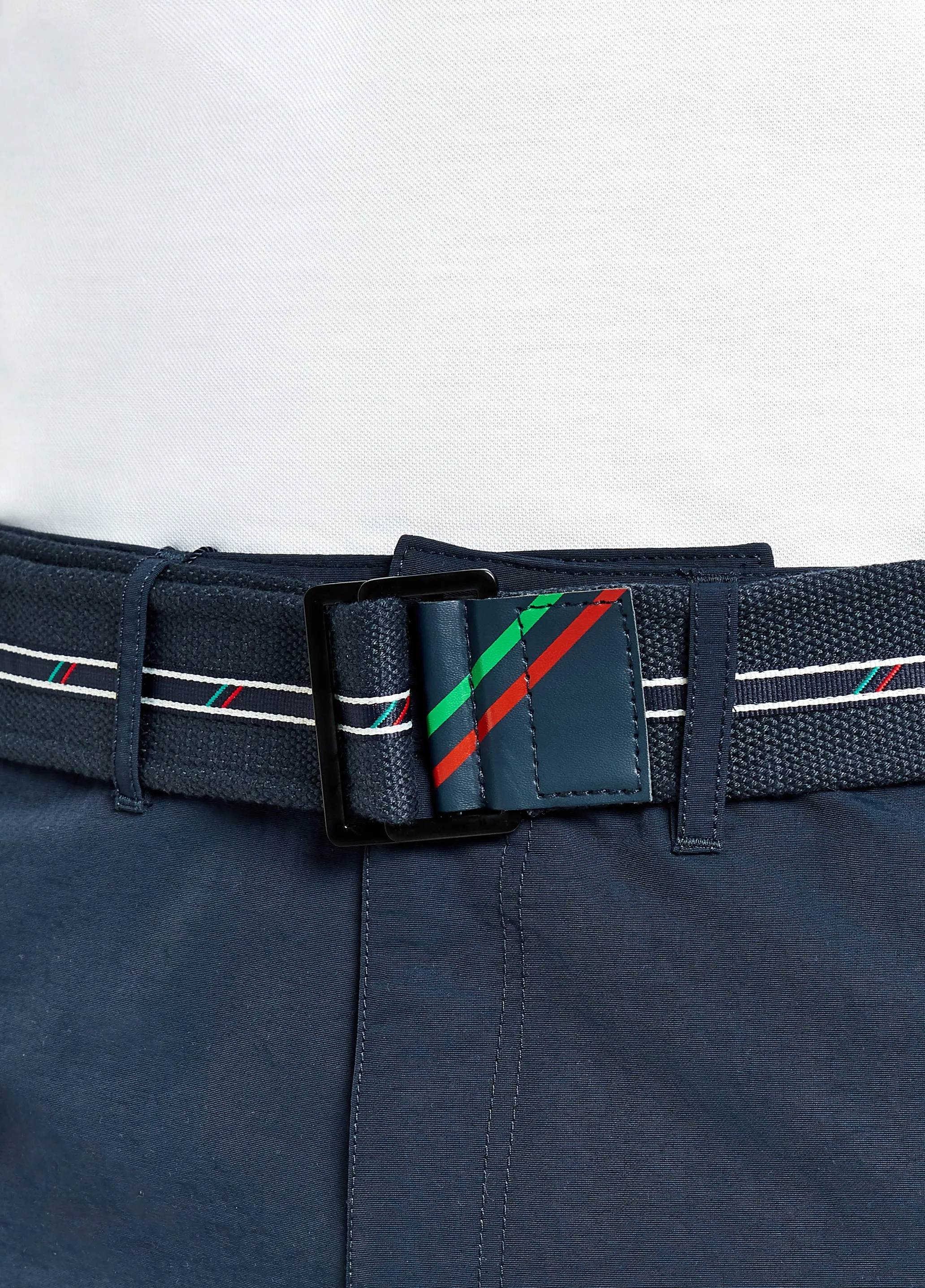 Cavallo Woven Belt - Navy