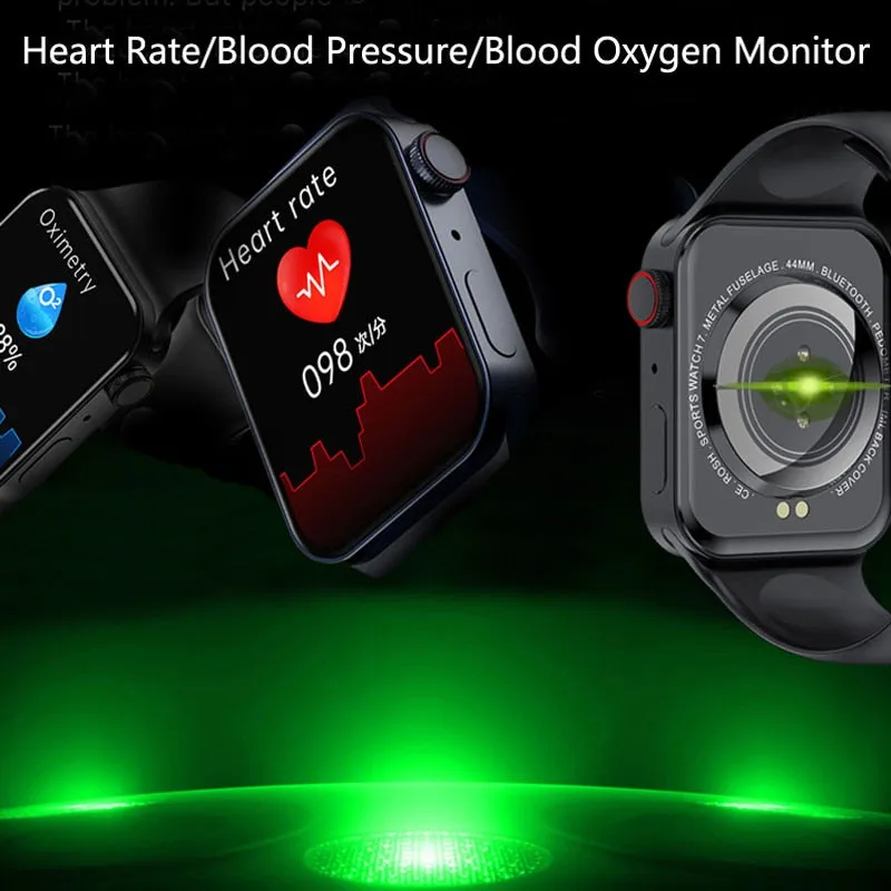 CHYCET Original IWO Series 7 Smart Watch Men 1.82 Inch HD Screen Dial call Smartwatch Women Heart Rate Monitor Watch PK HW22 W46