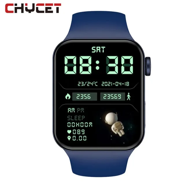 CHYCET Original IWO Series 7 Smart Watch Men 1.82 Inch HD Screen Dial call Smartwatch Women Heart Rate Monitor Watch PK HW22 W46