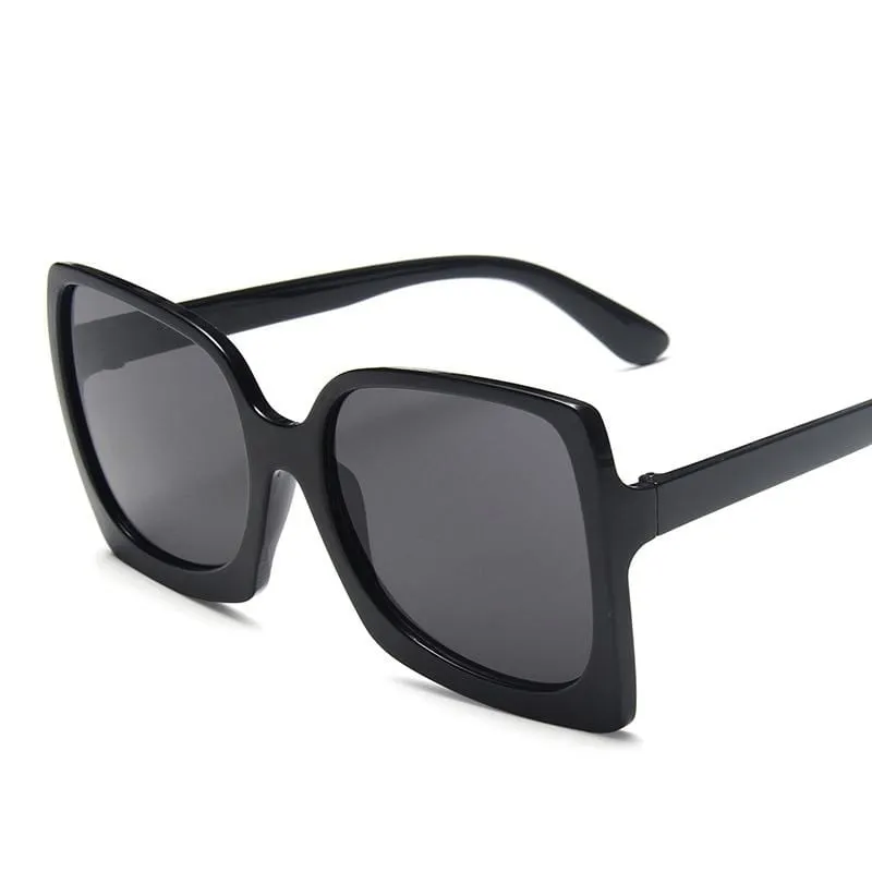 Classic Oversized Sunglasses Women Fashion Square Vintage Sunglass Vintage