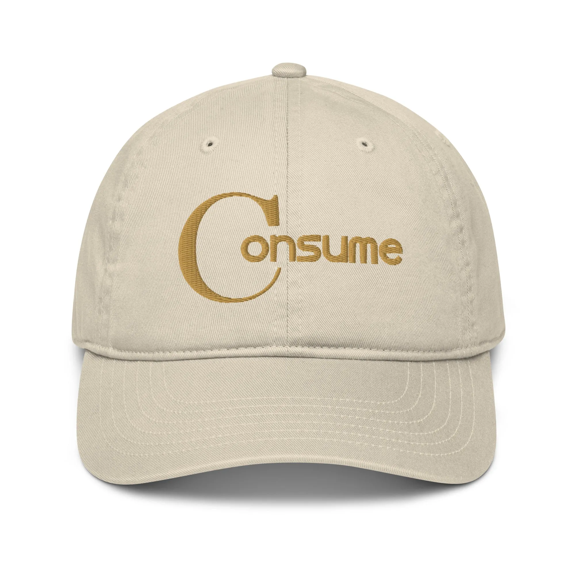Consume Organic Cotton Baseball Cap