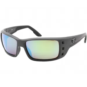 Costa Del Mar Men's Sunglasses - Permit Grey Bio Resin Frame Green Lens | PT98 OGMGLP