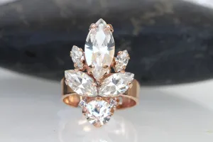 CRYSTAL BRIDAL RING