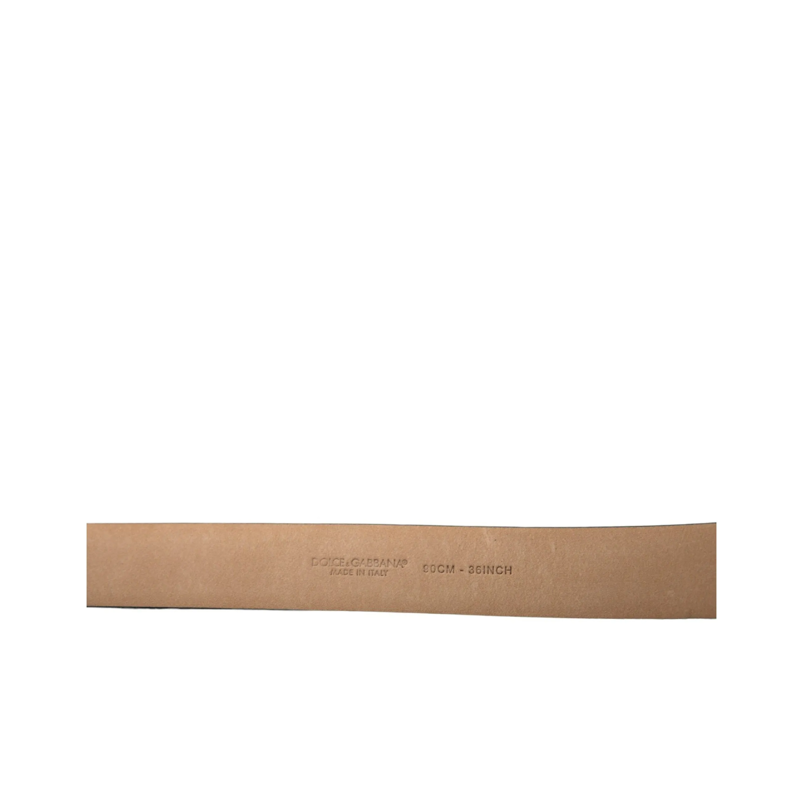 Dolce & Gabbana Elegant Black Leather Waist Belt with Logo Buckle