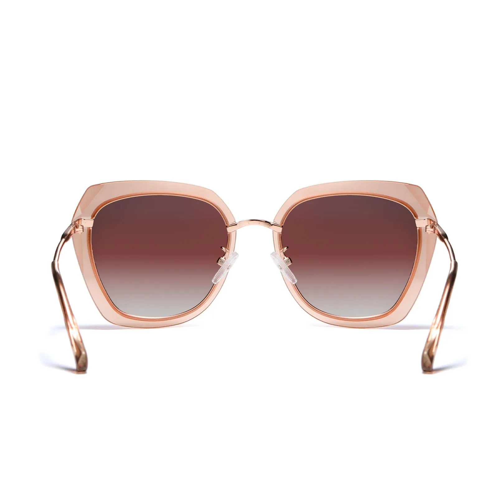 DUCO Diamond Trim Style Sunglasses for Women Polarized UV Protection DC1225