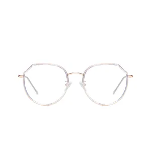 DUCO Metal Frame Vintage Eyewear for Women W014