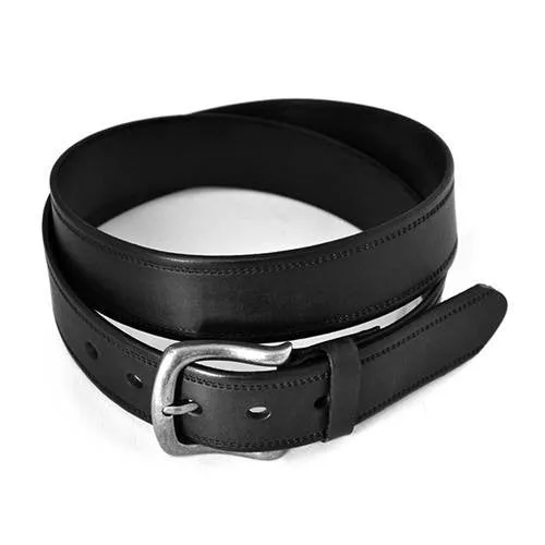 DUNDEE - Mens Black Genuine Leather Belt