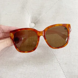 Fashion Tortoise Oversized Sunglasses