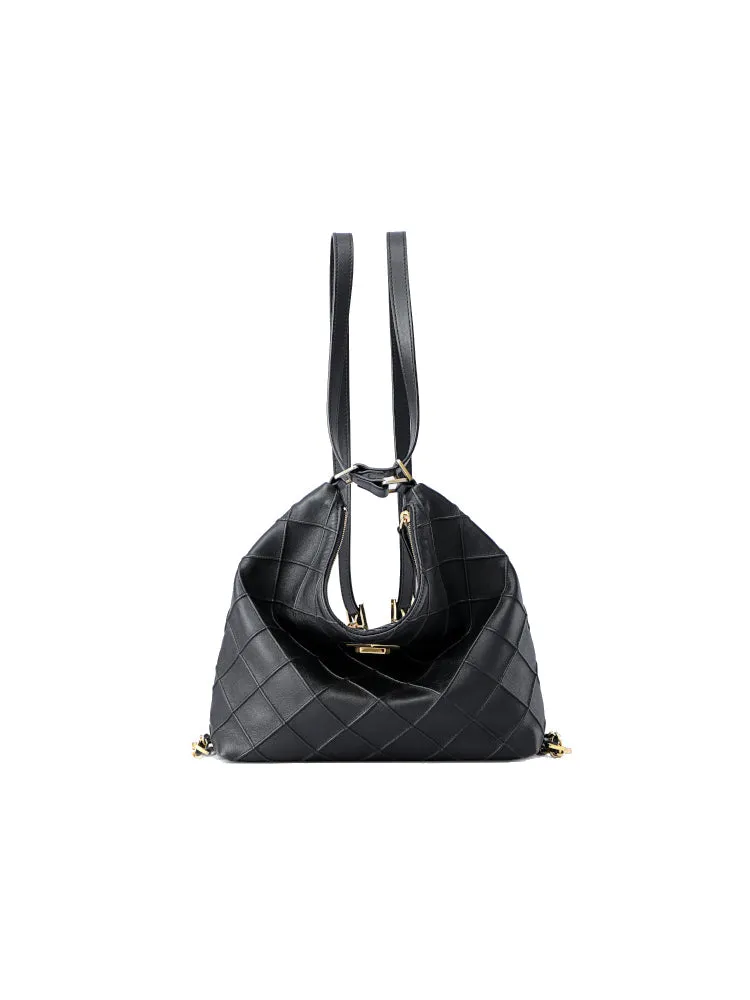 FION Quilting Leather Crossbody & Shoulder Bag