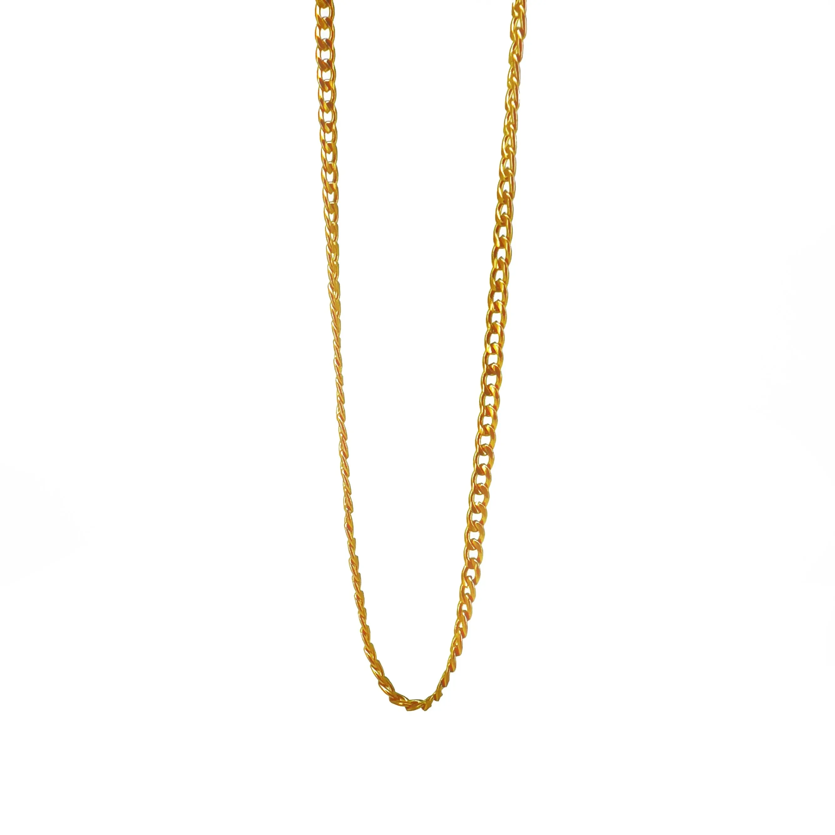 Fortunato Golden Curb Chain Necklace