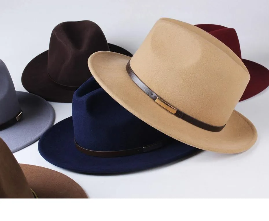 FURTALK Wool Fedora Hat for Women & Men