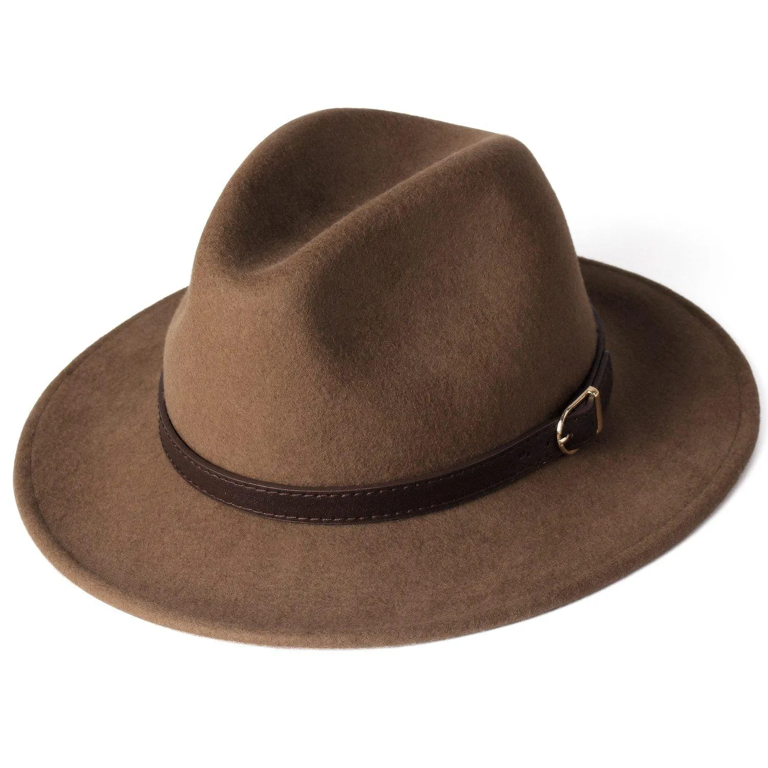 FURTALK Wool Fedora Hat for Women & Men