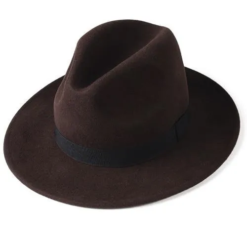 FURTALK Wool Fedora Hat for Women & Men
