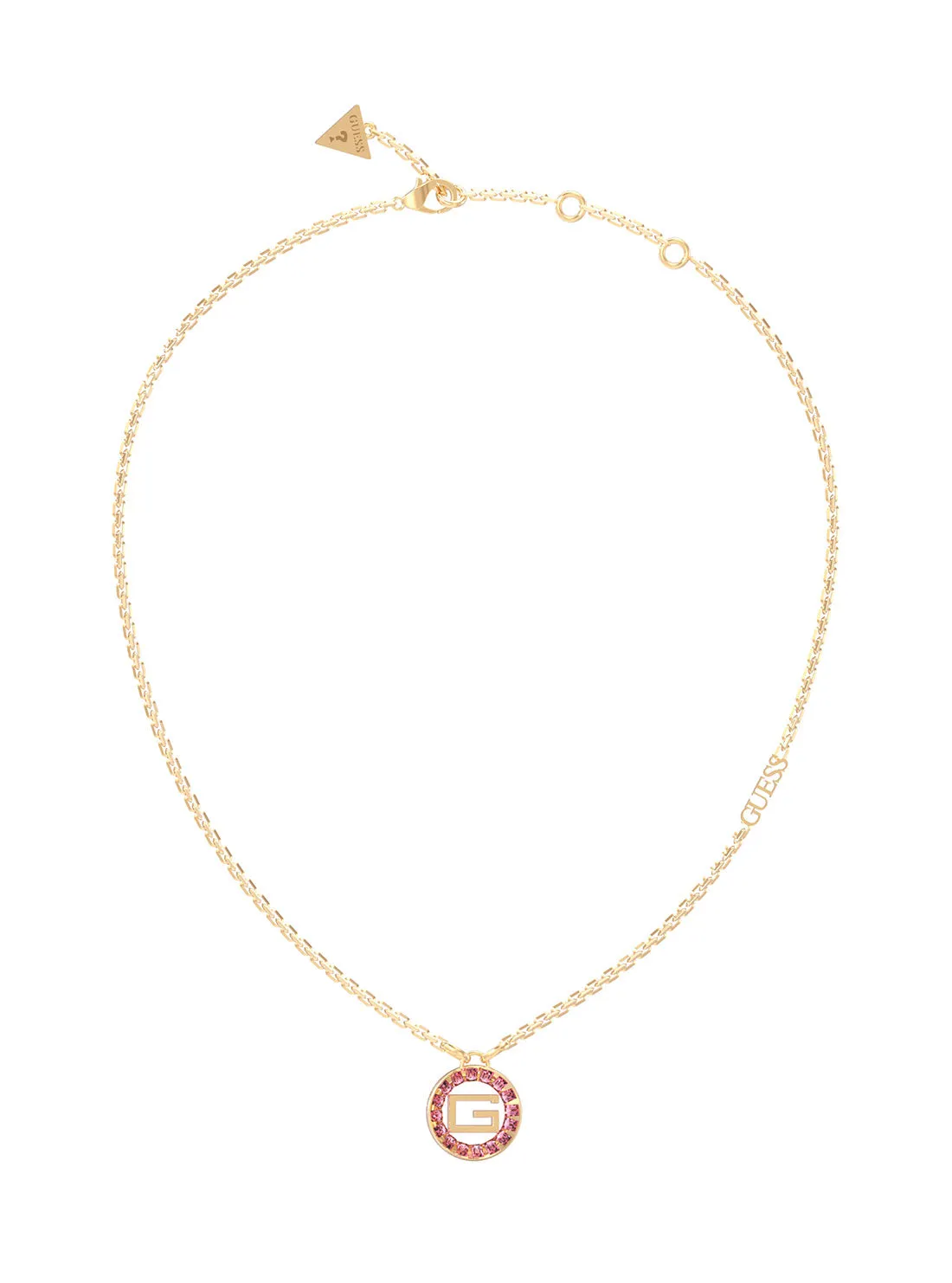 Gold Rose G Logo Necklace