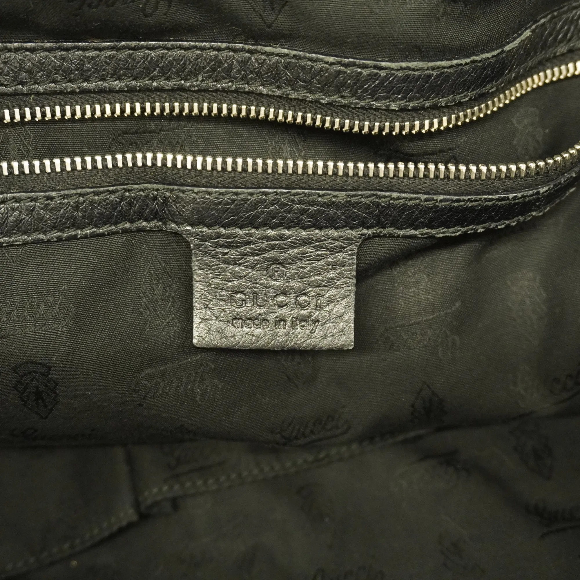GUCCI  Bamboo Tote Bag 232942 Women's Leather Tote Bag Black