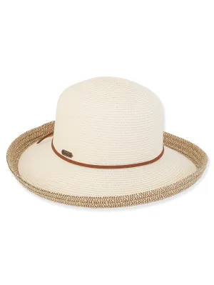 Hat Ivory Kailani Paperbraid Upbrim Women's HH2999A