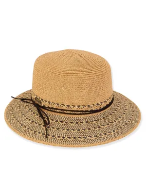 Hat Tan Paperbraid  Bucket Brim Women's Hh3104B