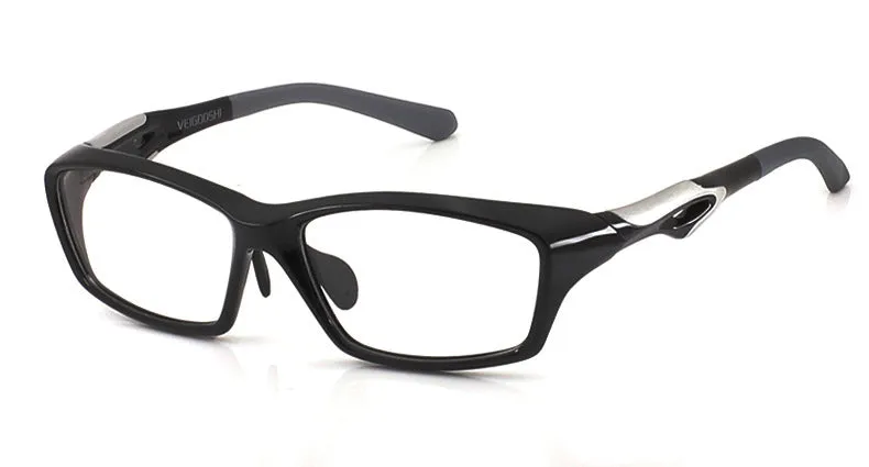 Hdcrafter Men's Full Rim TR 90 Rectangle Square Sports Frame Eyeglasses Tr8021