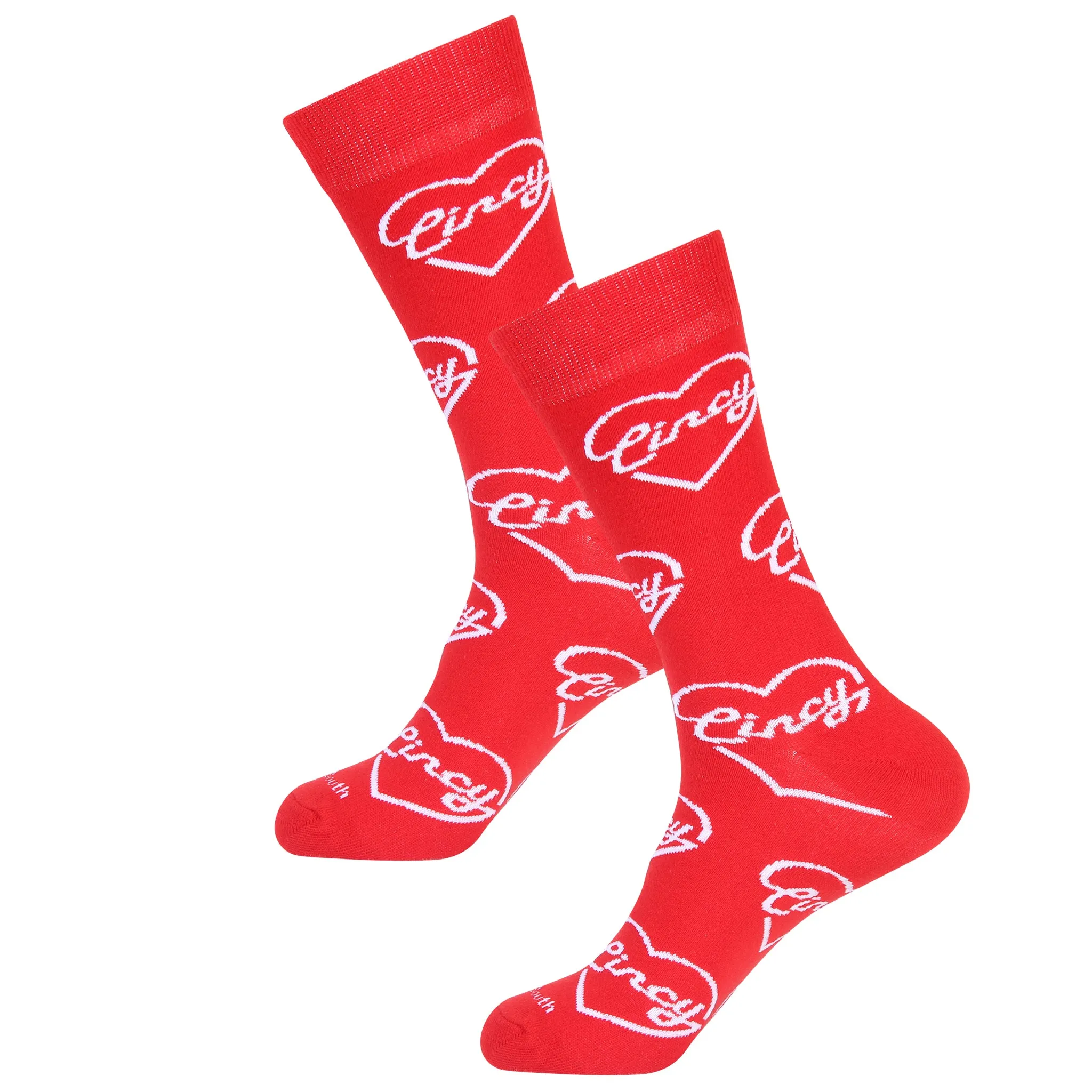 Heart Cincy Socks