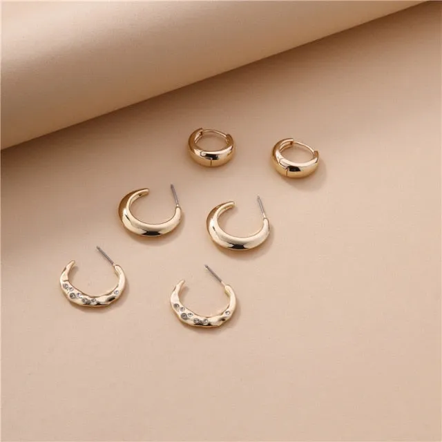 Huggie Hoop Earrings | Small Hoop Earrings | Women Earrings | Stainless Steel Hoop Earrings | Round Circle Earrings | Thick Hoop Earrings