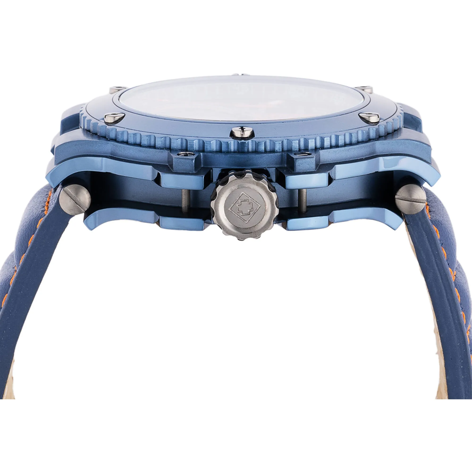 Invicta Men's Watch - Invicta Racing Downforce Dark Blue Case Leather Strap | 47382