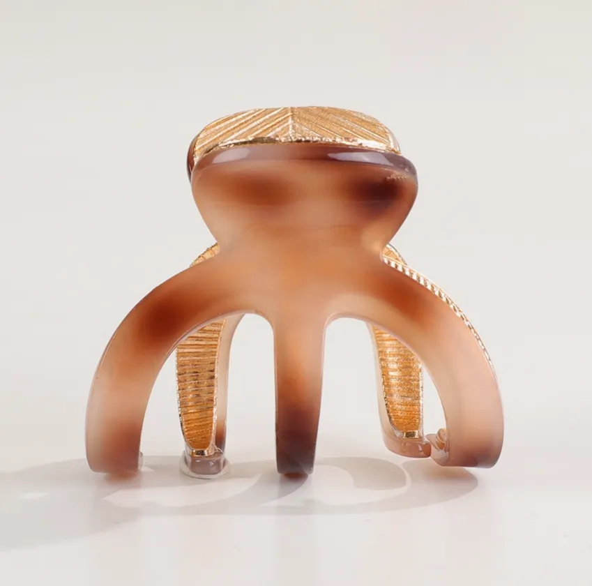 Jade Small Octopus Metal Claw Clips - 3 Colors!