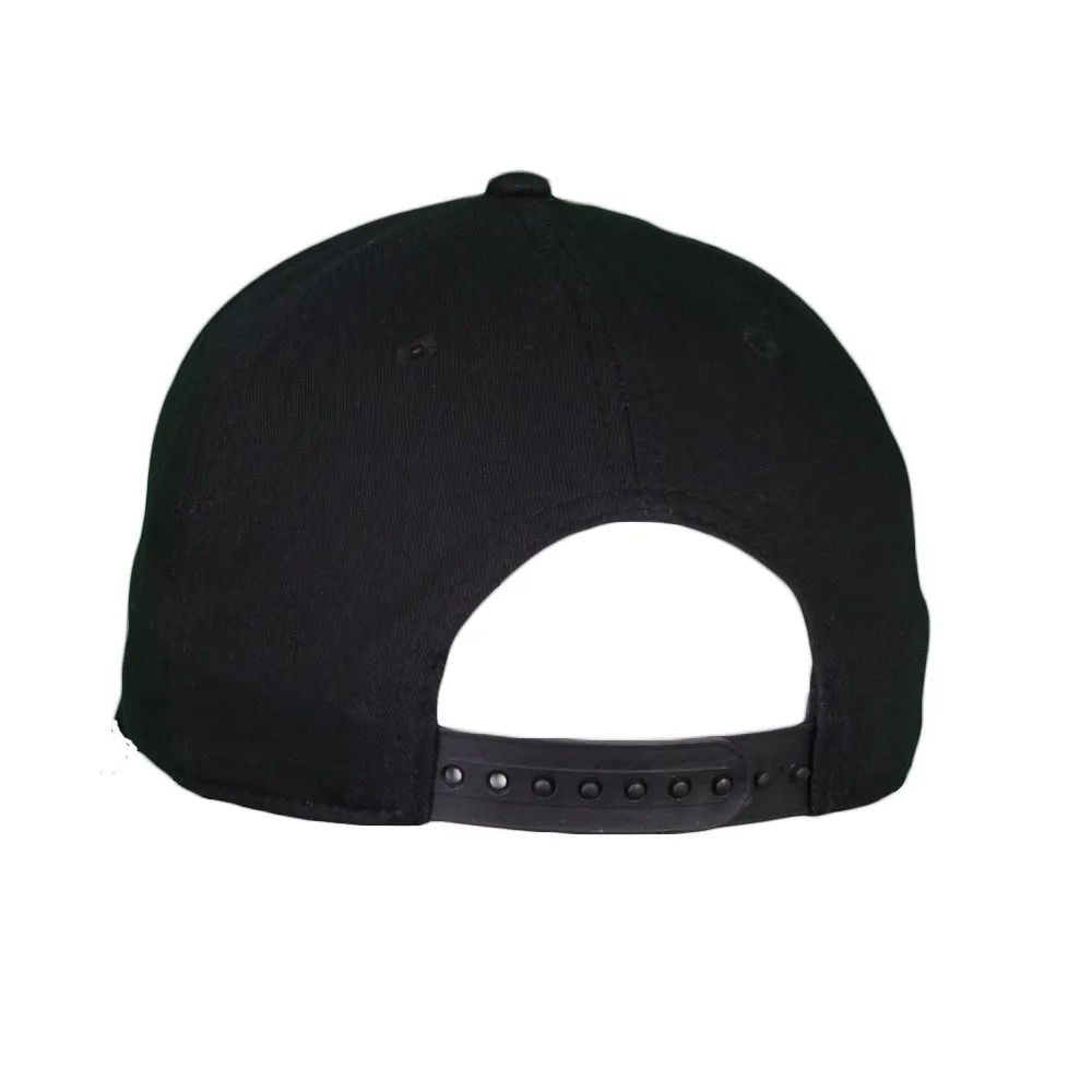 Jude Embroidered Logo Baseball Cap, Black