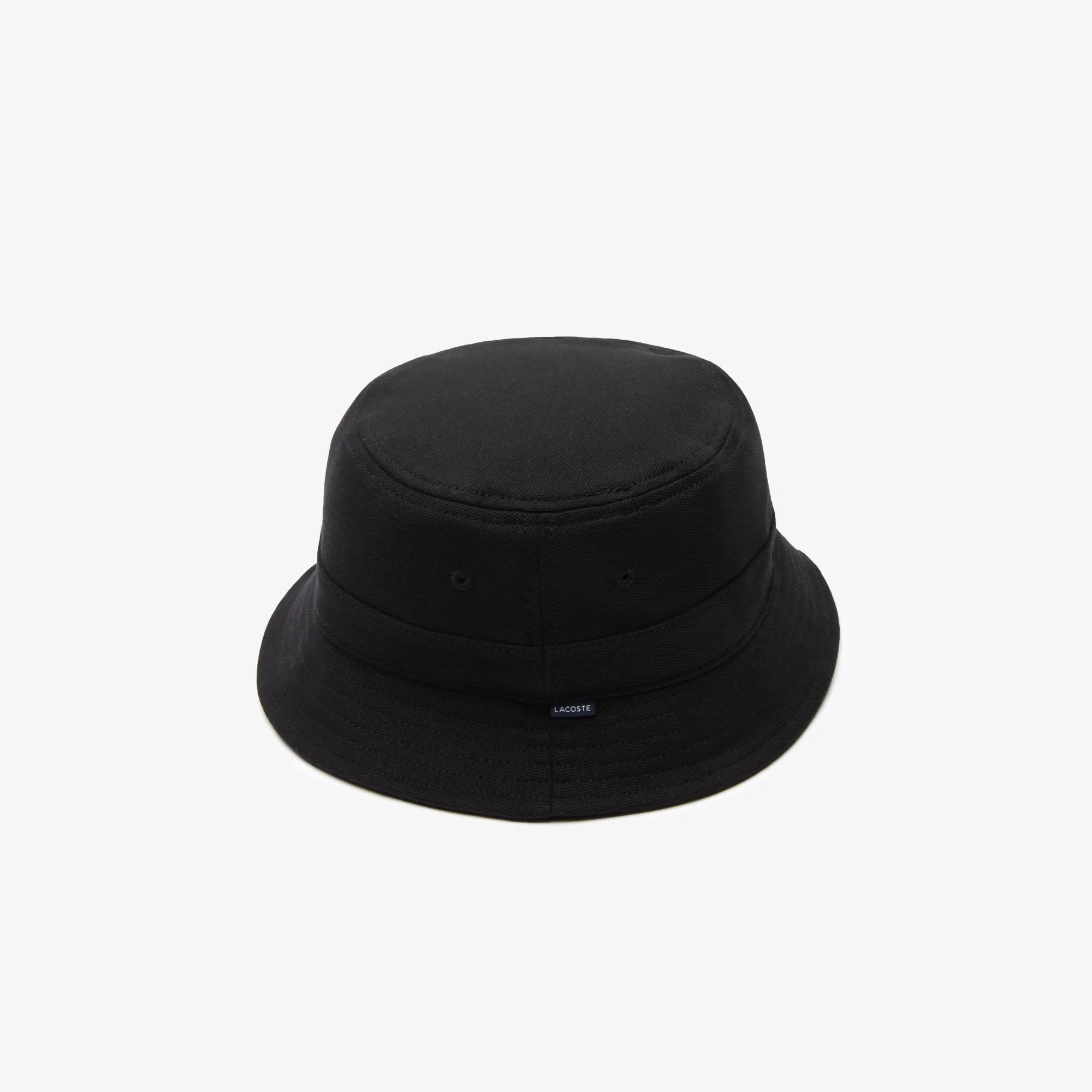 Lacoste Unisex Organic Cotton Bucket Hat Black RK2056 031