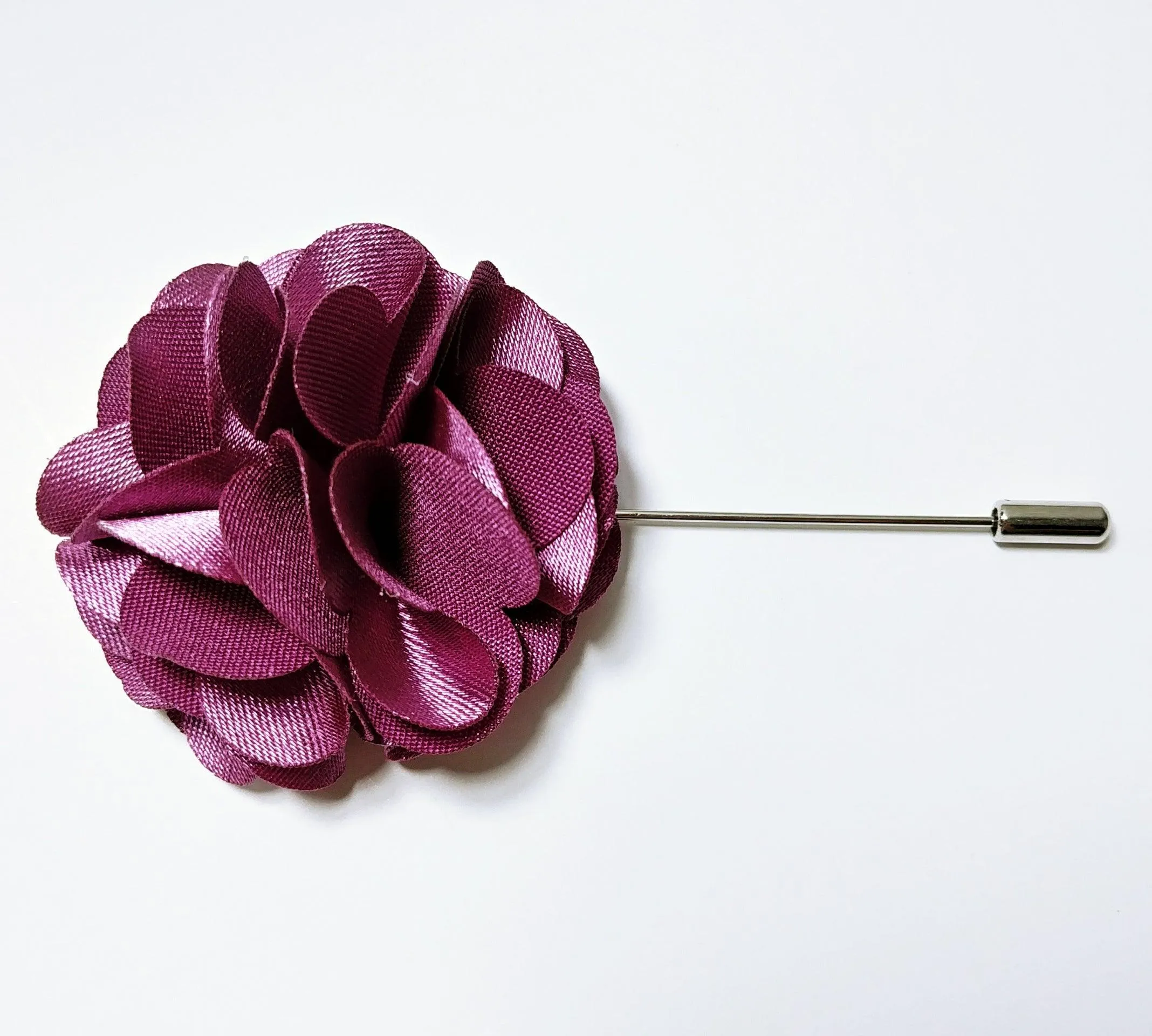 Lapel Pin Floral Purple