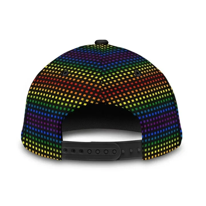 LGBT Pride All Over Printed Baseball Cap, Couple Gaymer Baseball Cap Hat, Lesbian Pride Accessories