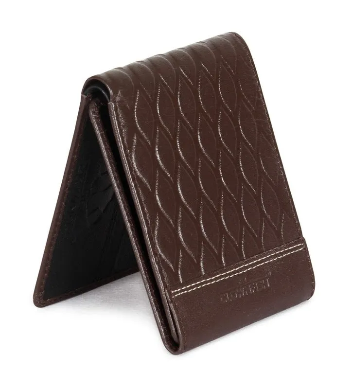 Marine Brown Leather Men's Wallet with RFID Protection | Bi-Fold | Brown-25