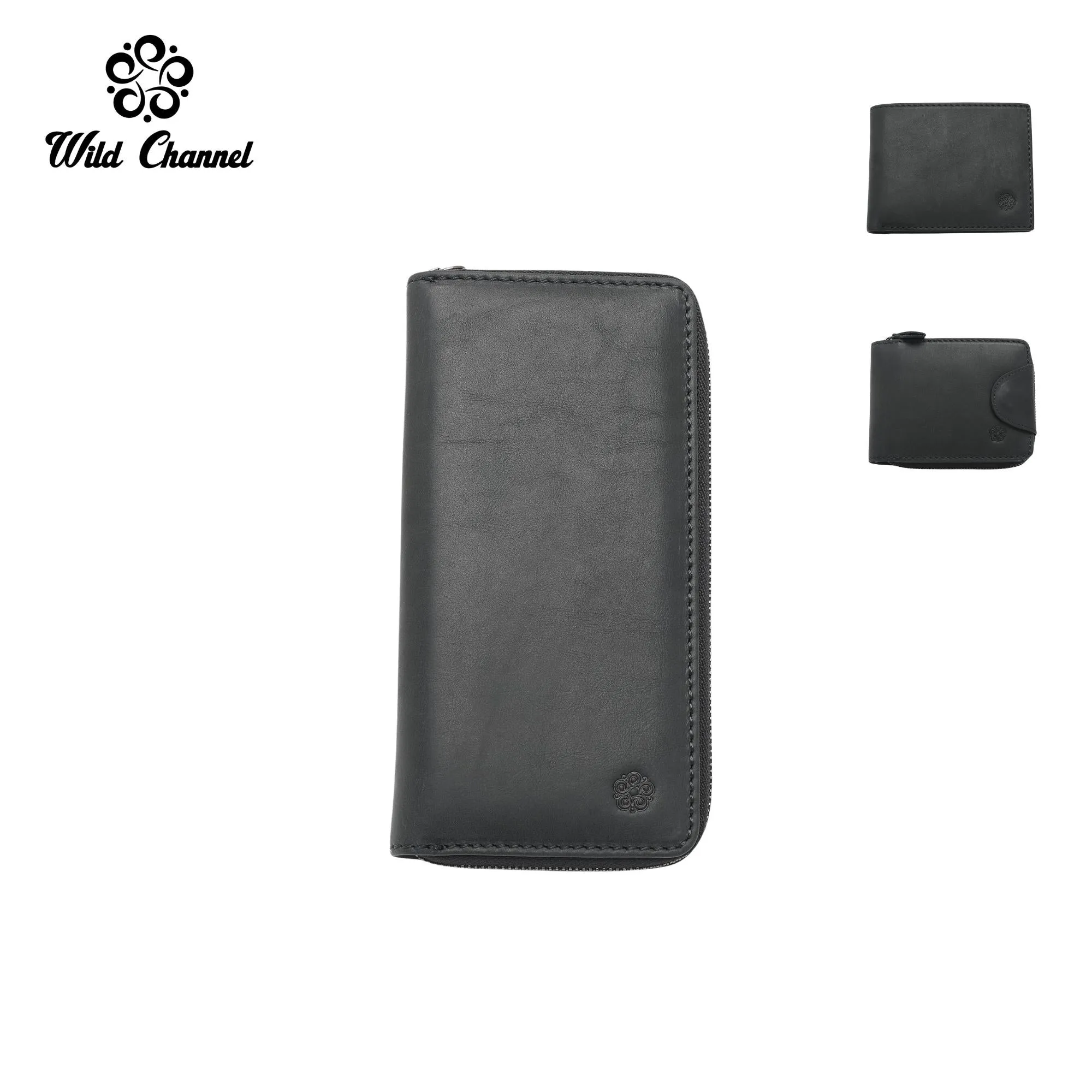 Men's Genuine Leather RFID Blocking Wallet - NW 016