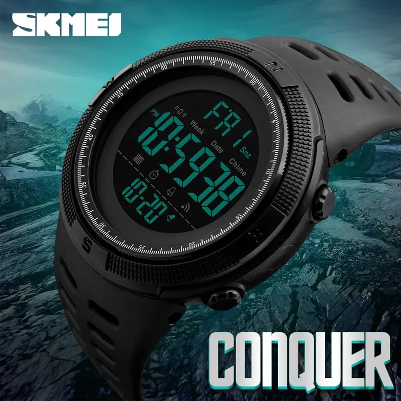 Men's Sports Waterproof LED Digital Watch