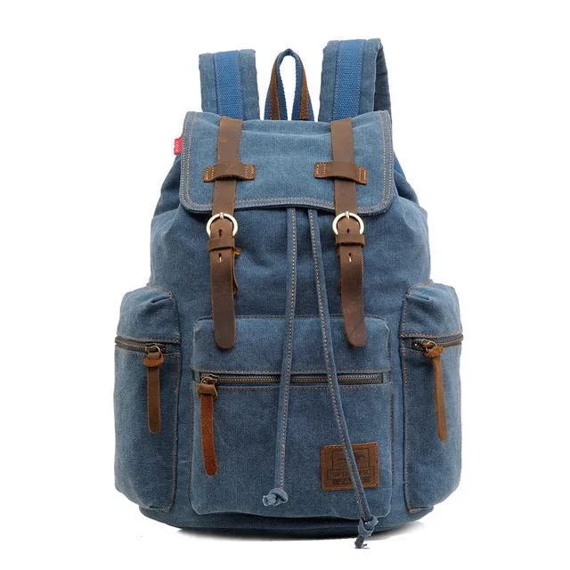Men's Vintage Backpack Canvas Backpacks