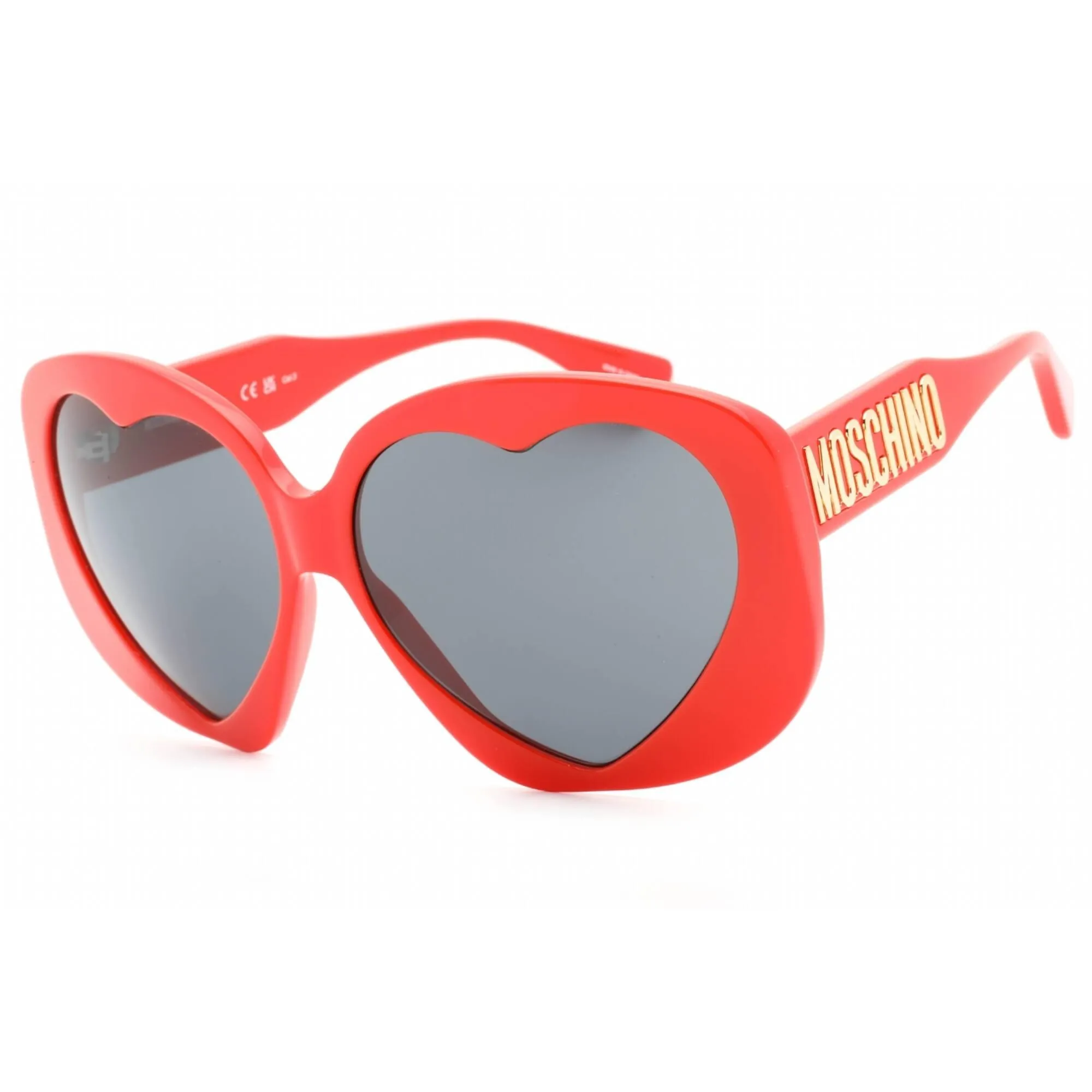 Moschino Women's Sunglasses - Red Plastic Full Rim Oversized Frame | MOS152/S 0C9A IR