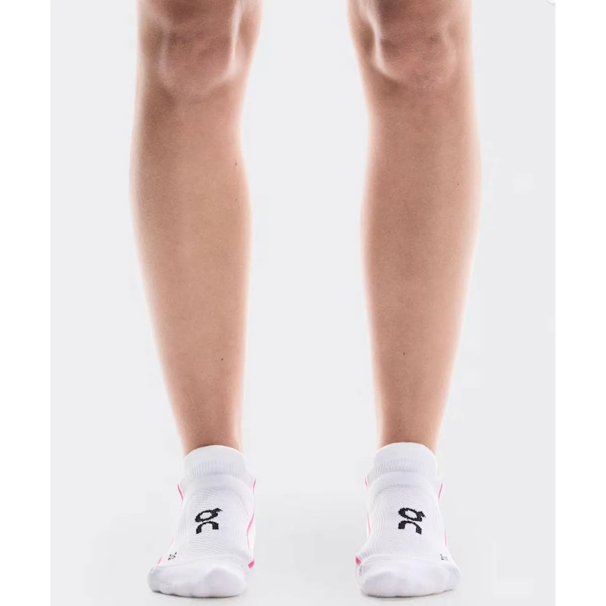 On Unisex Court Low Socks - White / Pink