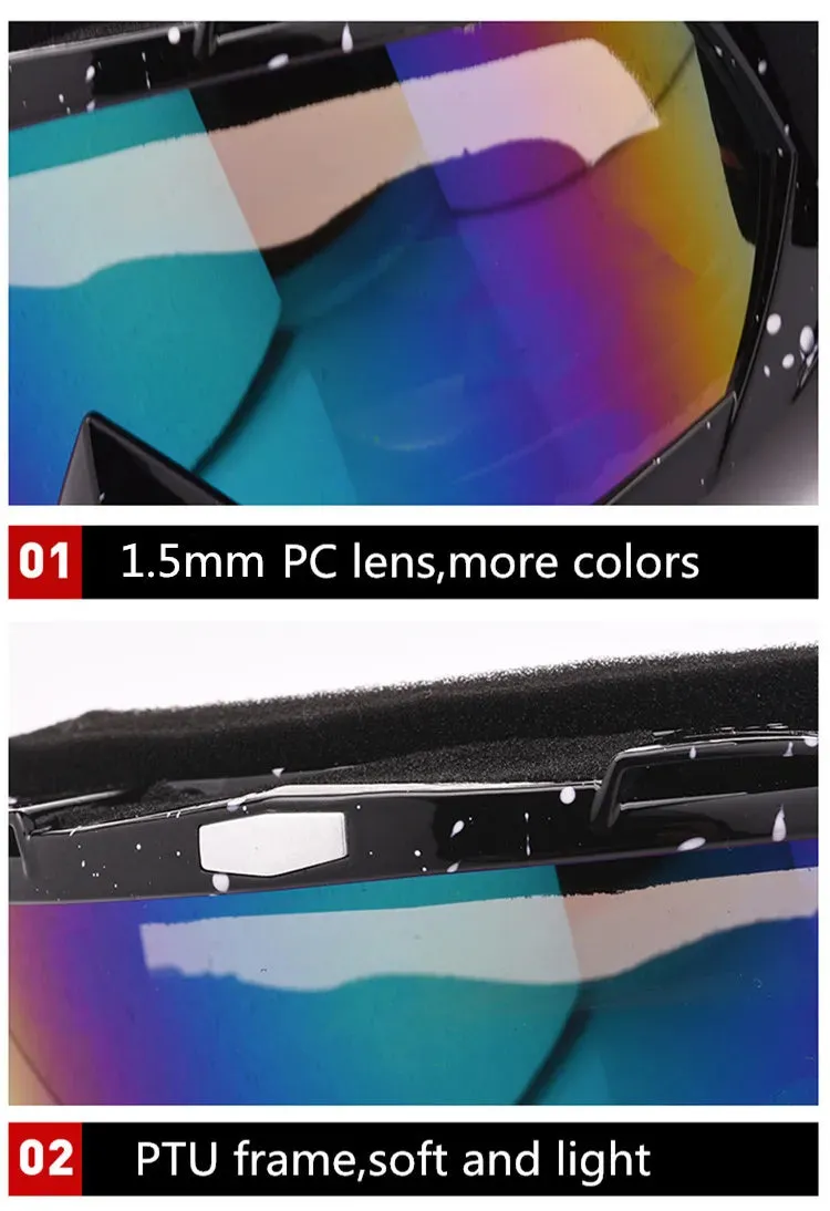 Outdoor Motorcycle Goggles Cycling MX Off-Road Ski Sport ATV Dirt Bike Racing Glasses for Fox Motocross Goggles Eyewear