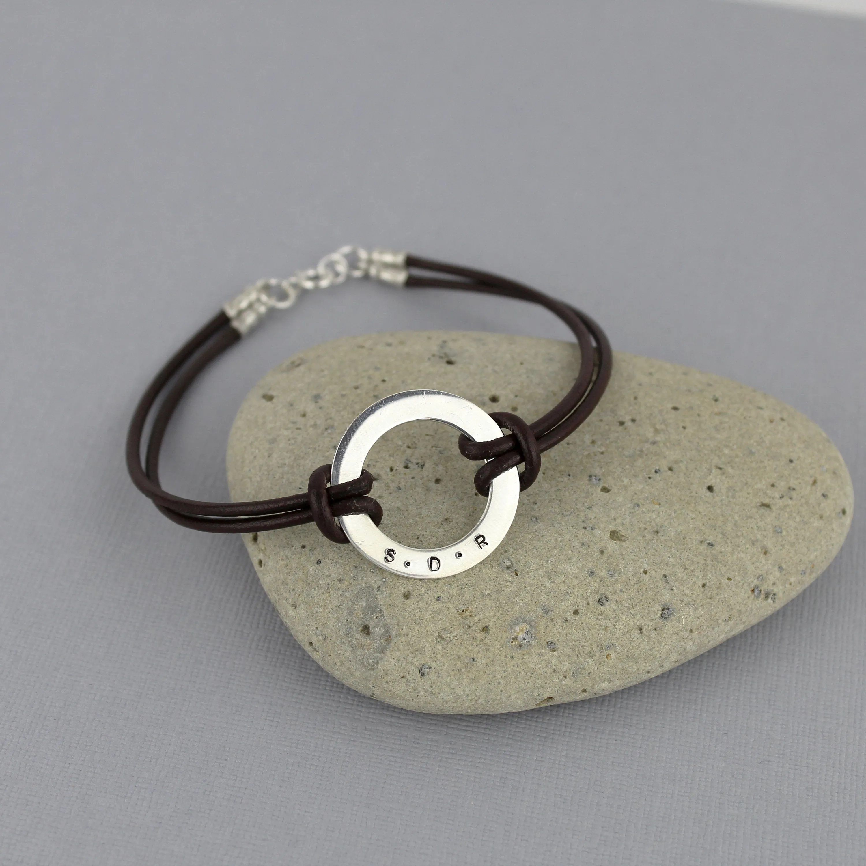 Personalised Washer Bracelet