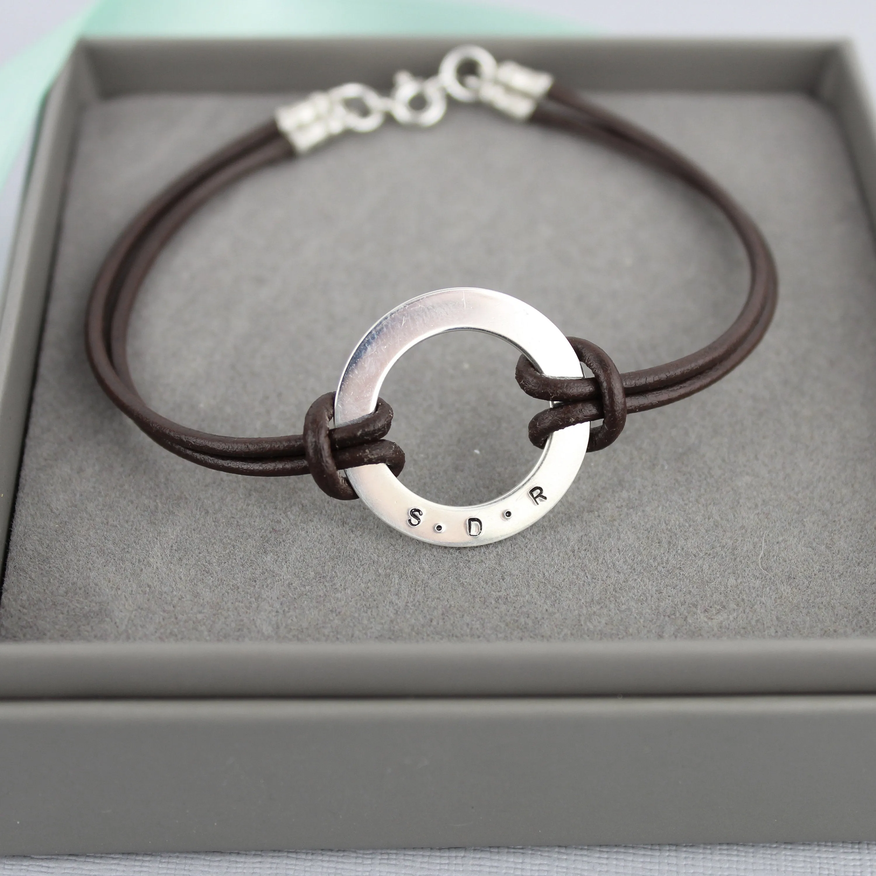 Personalised Washer Bracelet