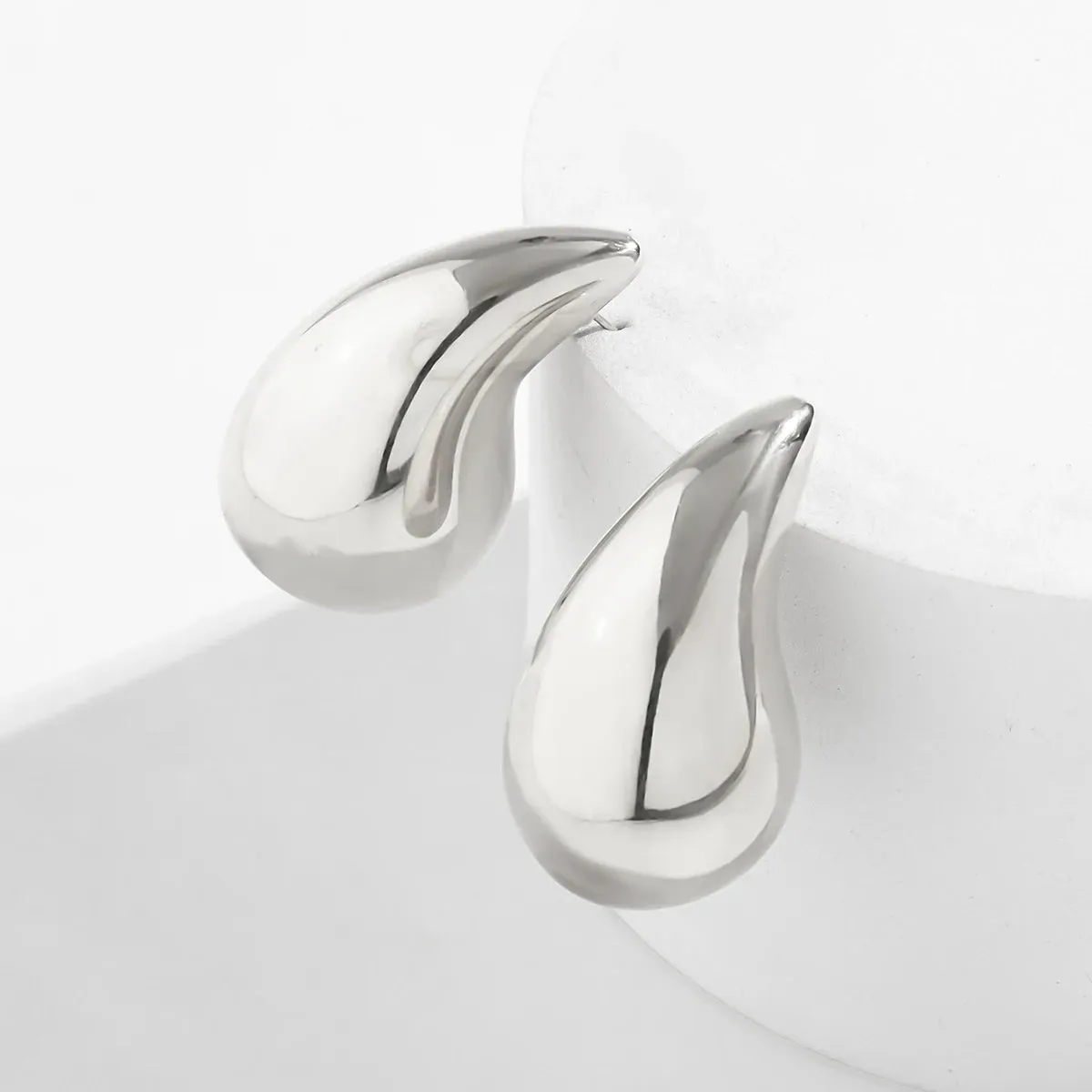 Pieces Are Falling Metal Earrings