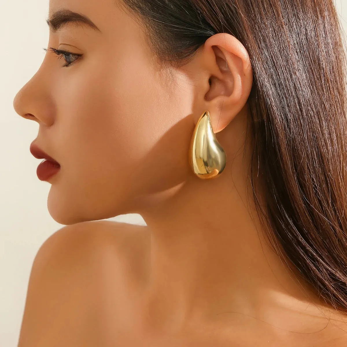 Pieces Are Falling Metal Earrings