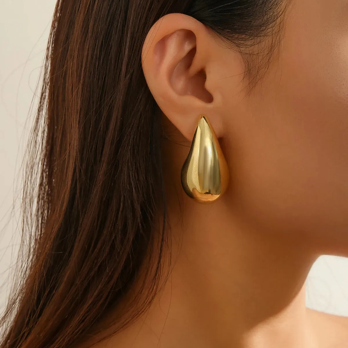 Pieces Are Falling Metal Earrings