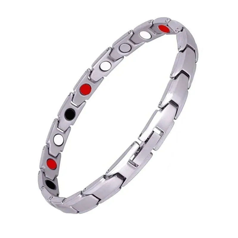 Pure Copper  Crystal Accent Magnetic Energy Bracelets 